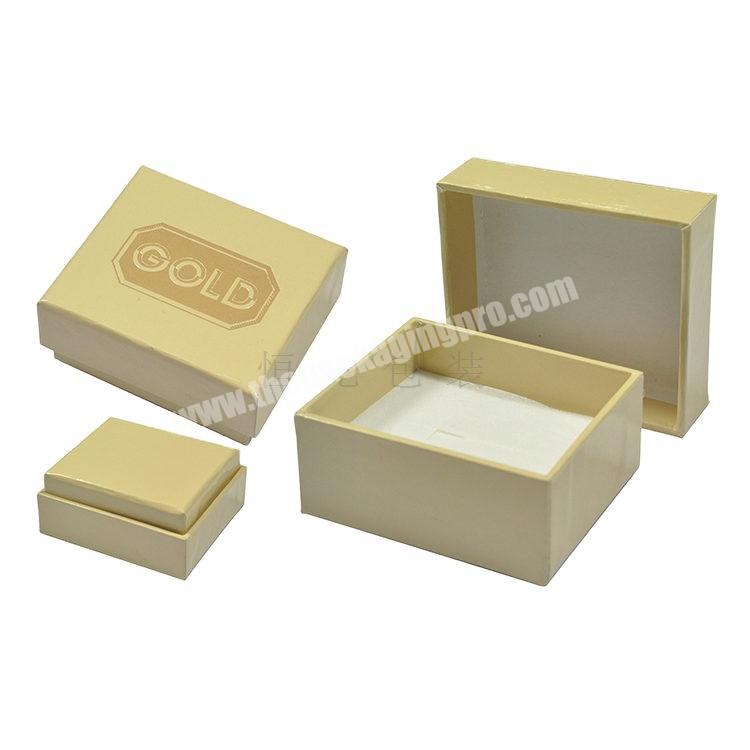 Custom Simple  Romantic Sweet cheap Engagement bracelet Paper Packaging Box Ring For Wedding