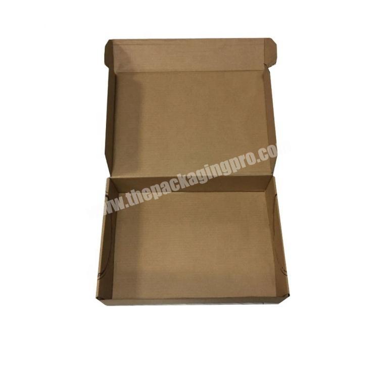 Custom Size brown Corrugated packaging delivery Airplane folding Box for clothing with Logo Printing