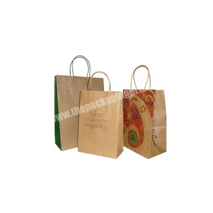 Custom Size Personalized Kraft Luxury Paper Gift Bags