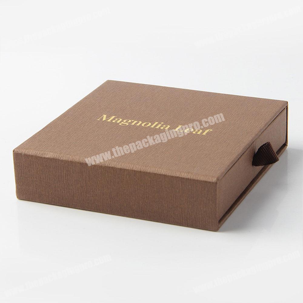 Custom sliding drawer gift paper box packaging