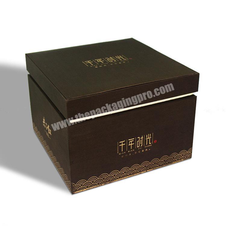 Custom Small Design Custom Packaging Black Tea Set Gift Box Luxury Tea Gift Box