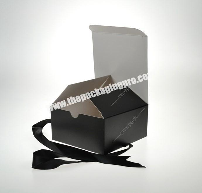 Custom small fold gift boxes 300 gsm paper box packaging