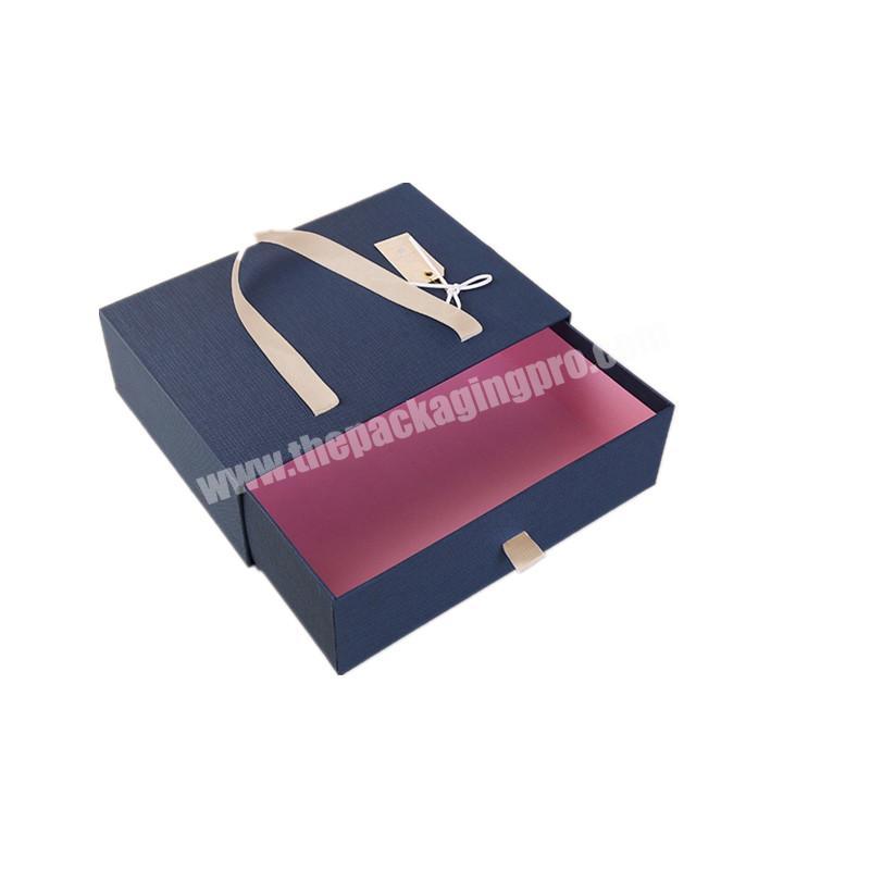 custom small gift box packaging luxury box gift with ribbon