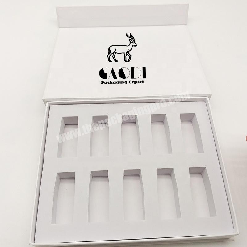 Custom Small Magnetic 5Ml Oil Bottle Packaging Box With Dividers