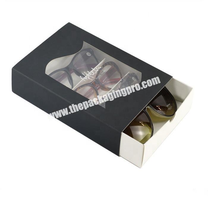 Custom Soft Paper Cardboard Box Gift Packaging Sunglasses Box