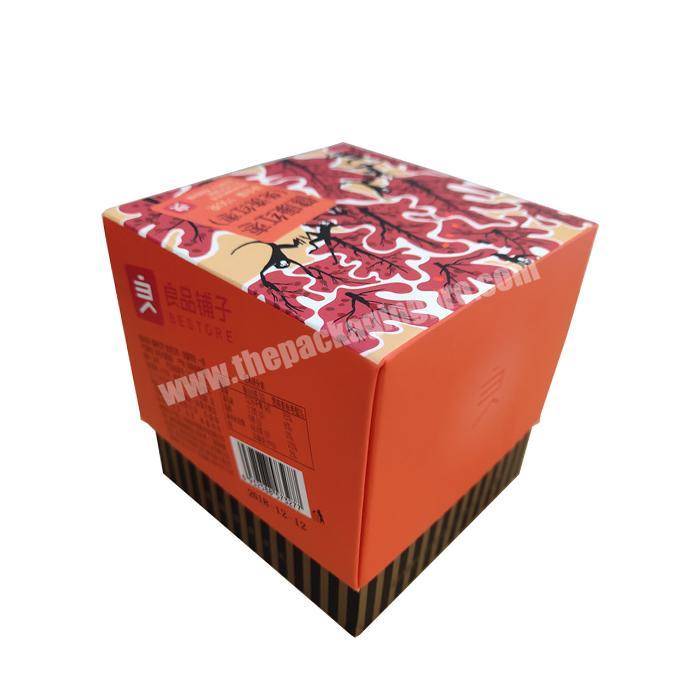 Custom Special Surprised Chocolate Packing Gift Paper Box with Ribbon