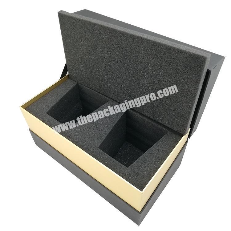 Custom spot uv cosmetics wine packaging folding carton box printing