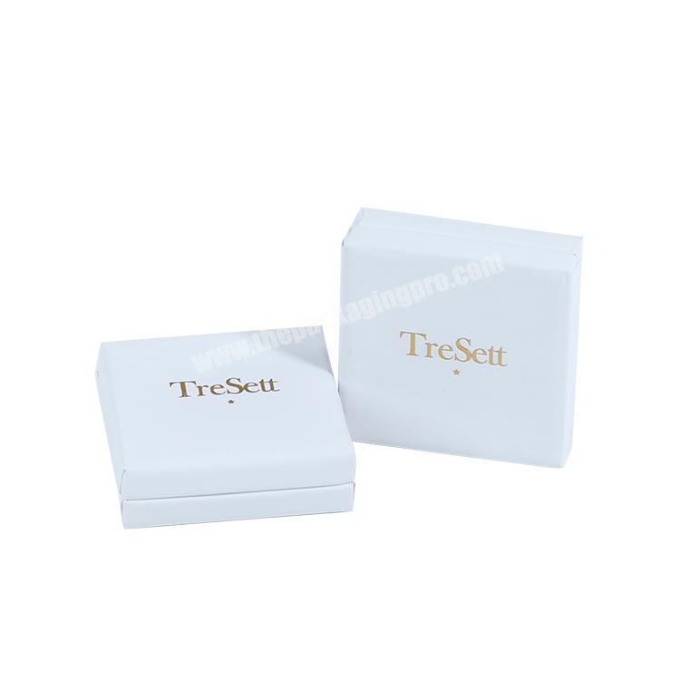 Custom square luxury white cardboard gift box high gloss cardboard boxes packaging