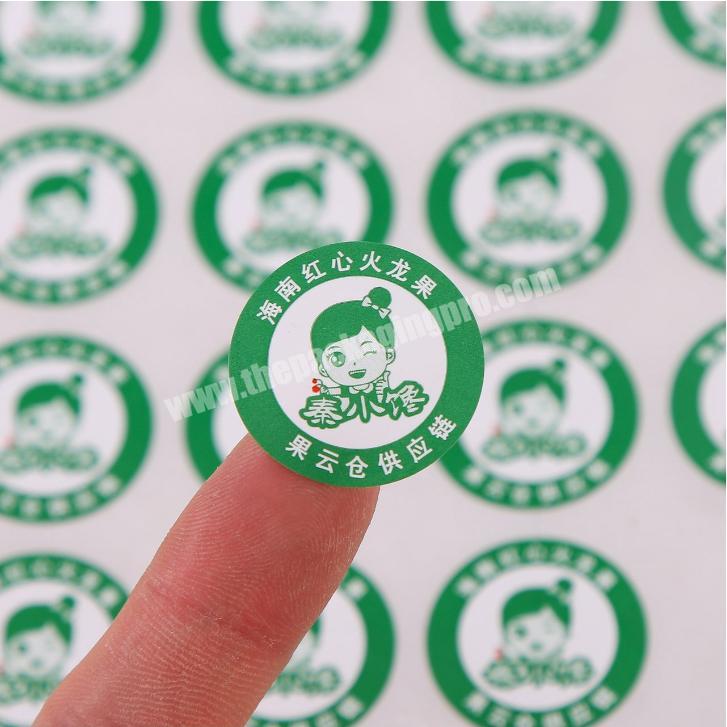 custom sticker logo printing logo stickers removable adhesive vinyl sticker