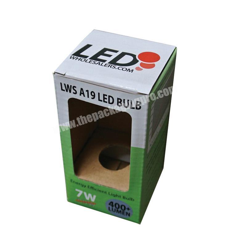 custom strong corrugated paper bulbs packaging carton