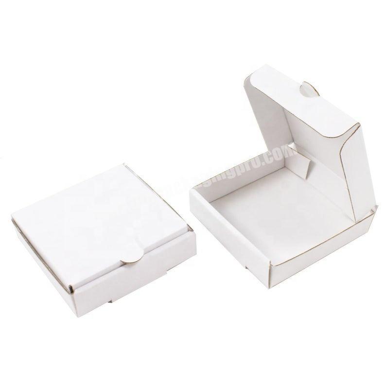 Custom Sturdy cardboard White Mini Food Party  Cake Cookie Pizza Box