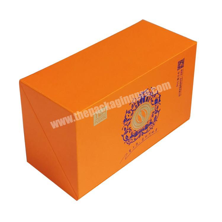 Custom style magnetic gift box packaging with flip lid