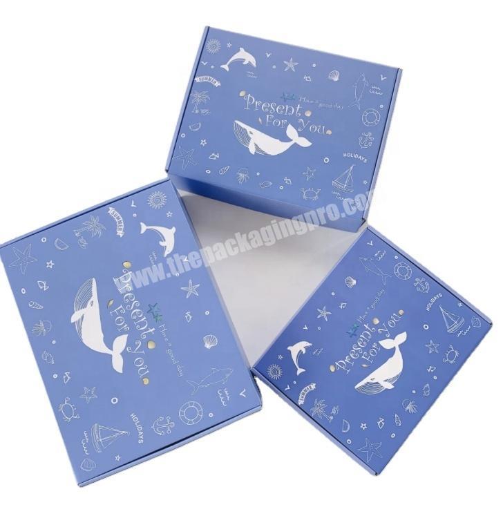 Custom T-Shirt Packing Paper Box Apparel Gift Packaging Box For Clothes small shipping boxes