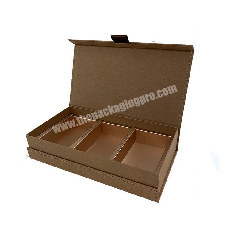 custom tea paper box with insert magnetic flap tea cups in box