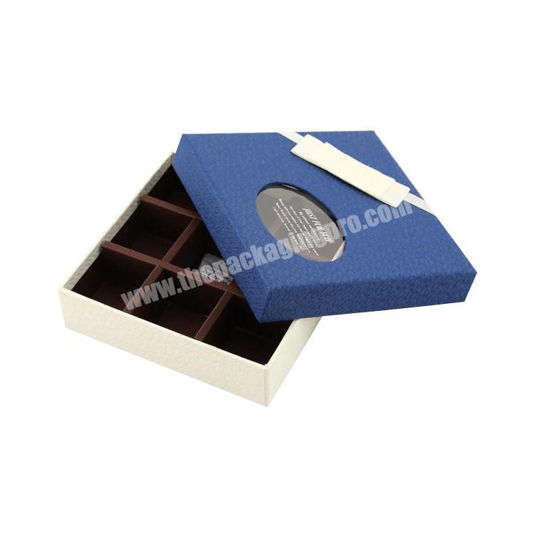 Custom Top quality chocolate packing gift box packaging luxury with logo