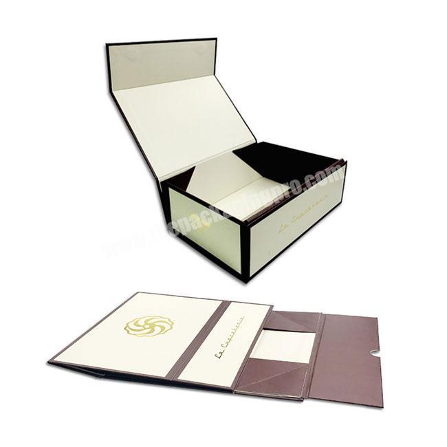 Custom Top-Sale Paper Folding Packaging Box with Ribbon Collapsible Foldable Gift Box