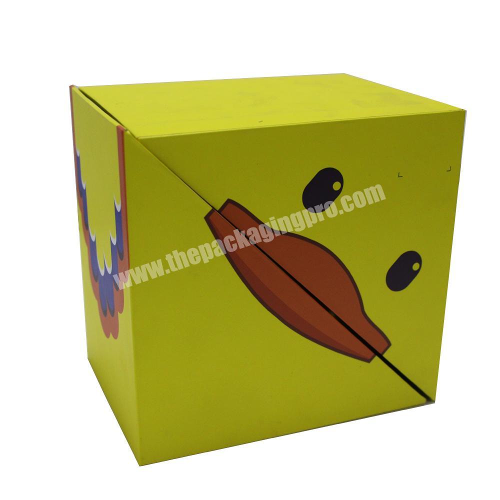 custom triangle toy box christmas gift boxes cardboard packaging