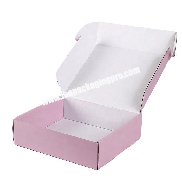 Custom tuck front top corrugated mailer box apparel packaging boxes