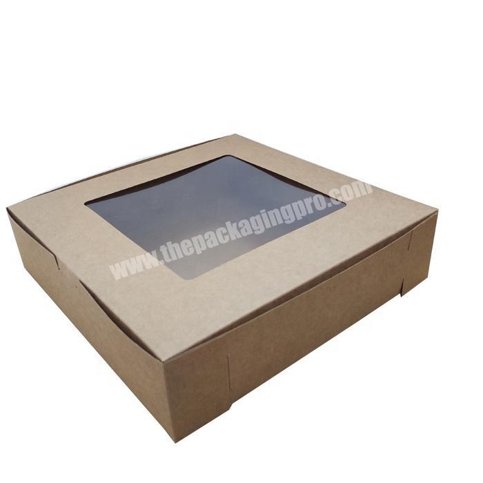Custom tuck top brown kraft paper mailing packaging box
