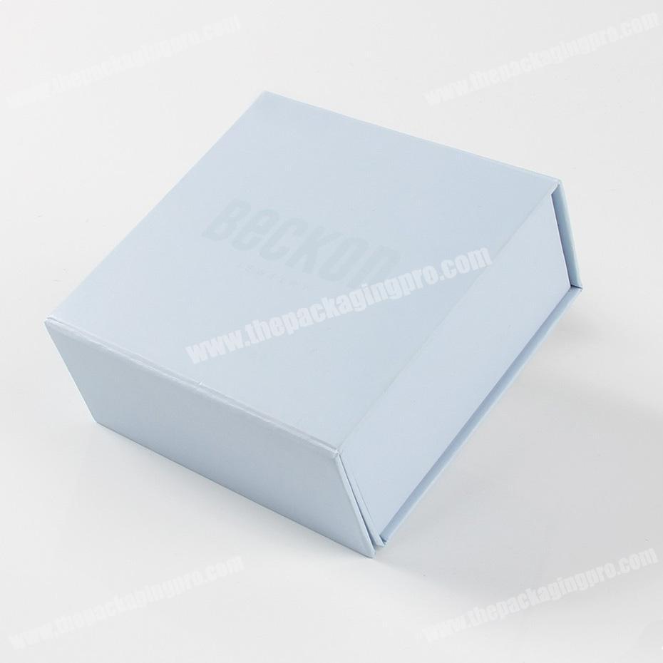 custom uv spot magnetic folding cardboard luxury gift box with insert tray