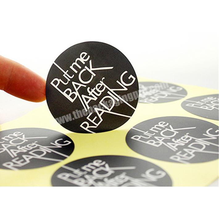 Custom Waterproof Die Cut Vinyl Stickers Label Printing