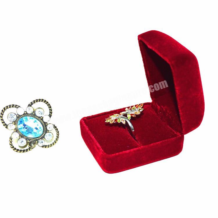 Custom Wedding favor Velvet Ring box Necklace box Jewelry Packaging box