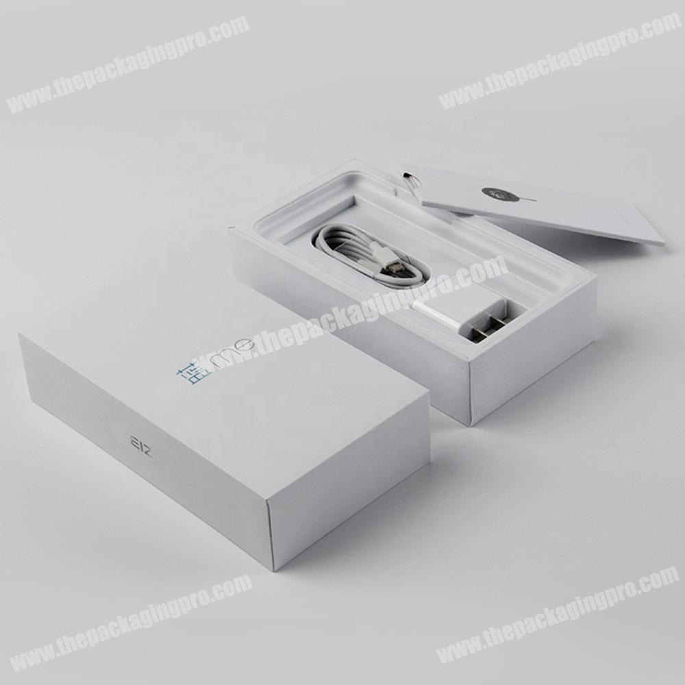 Custom White Hard Paper Box For Mobile Phone