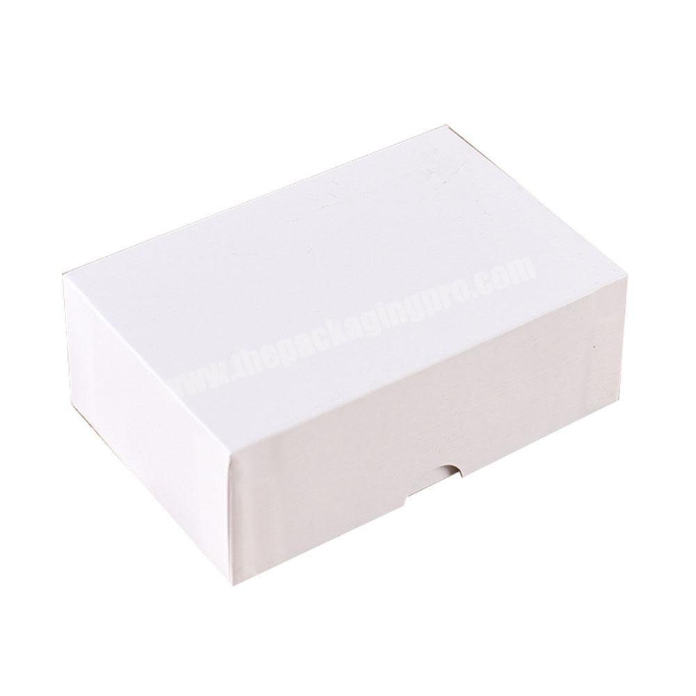 Custom white storage packaging empty mobile phone case box