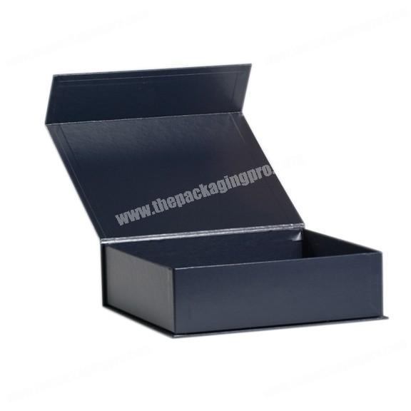 Custom wholesale black book shape EVA holder business USB cardboard gift packaging box