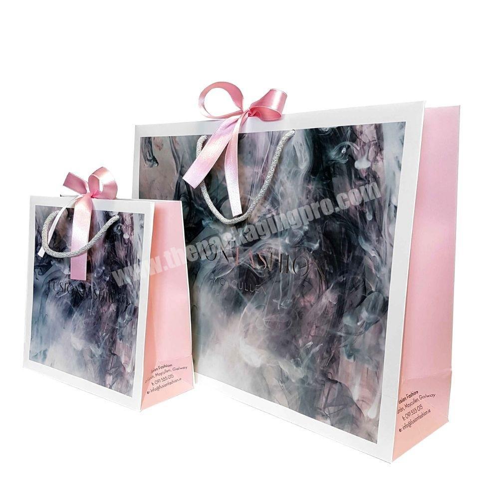 Custom Wholesale Fancy Cheap Promotion Personalized Thank You Gift Bag