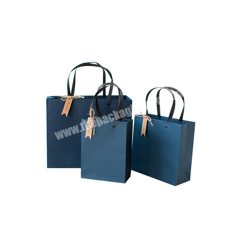 Custom wholesale paper bag printing logo gift bagkraft bag for jewelry cosmic paper