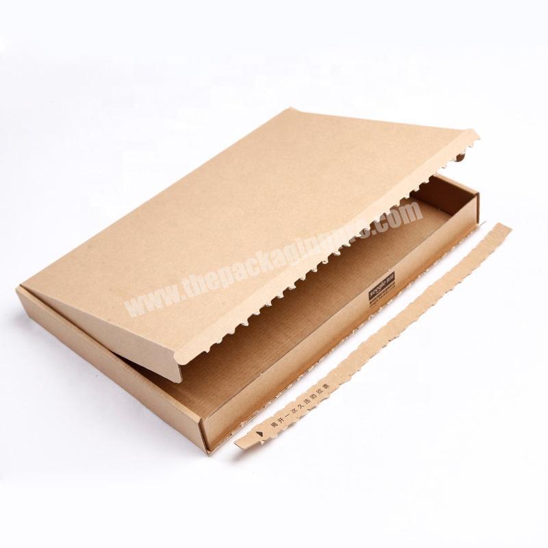 Custom wholesale zipper openings pattern cardboard boxes for mailing