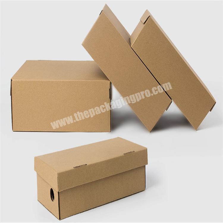 custom with logo packaging box shoe box packing shoe box storage transparent