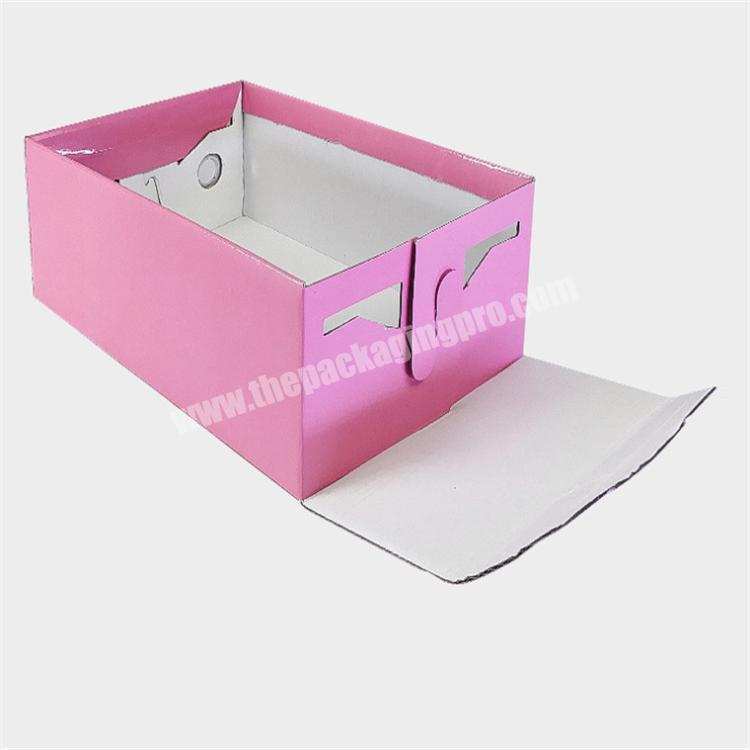 custom with logo packaging box shoe box wooden shoe box