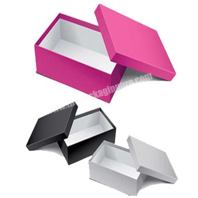 custom with logo packaging box sliding shoe box shoe box