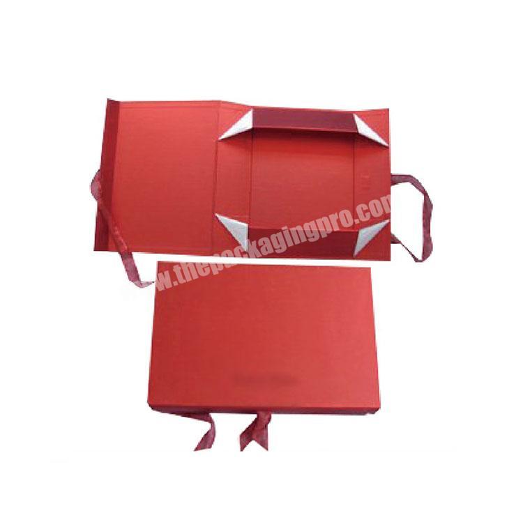 Custom Your logo Low MOQ  Cardboard Book Shape Folding Gift Box
