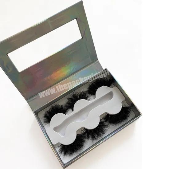 customer logo lashes magnetic box packaging for eyelashes