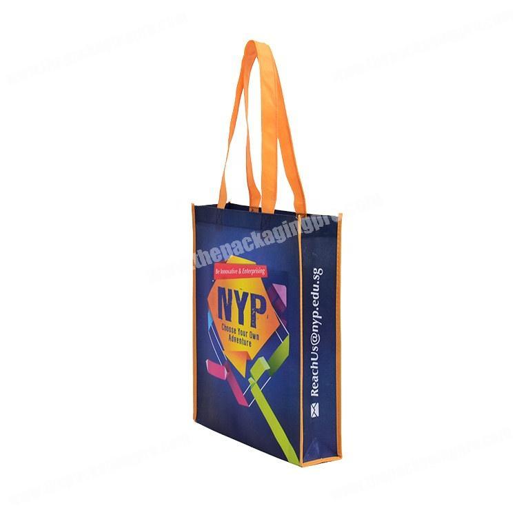 Customised cheap non woven laminated bags for shopping