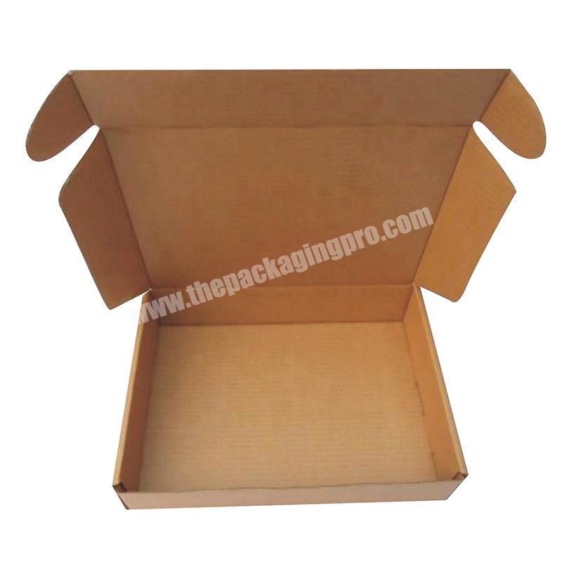 Customised Logo Eco Friendly Brown Corrugated Shoe Shipping Box