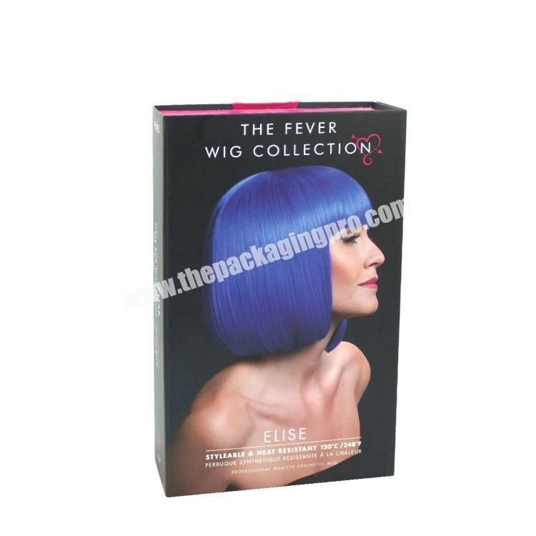 Customizable exquisite packaging boxes for wigs produced by high-quality suppliers