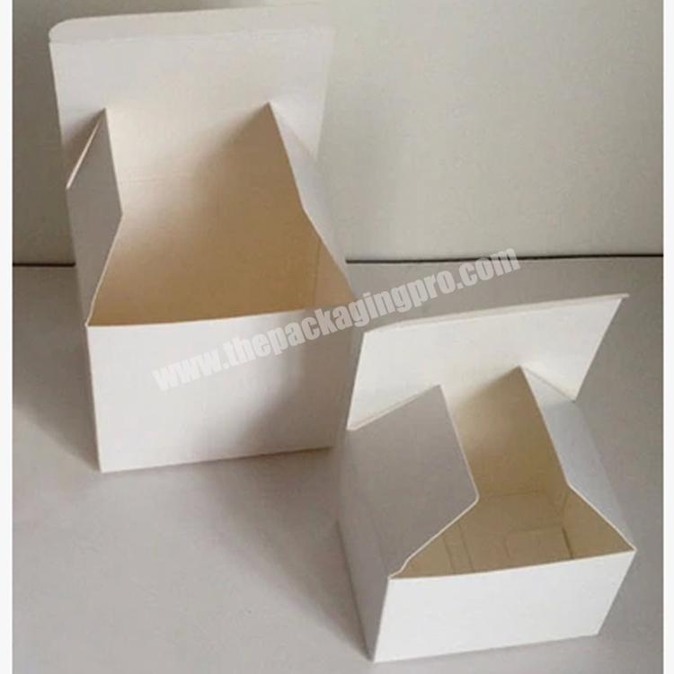 Customizable Logo Multi-Size Foldable Blank Small Carton White Packaging Box