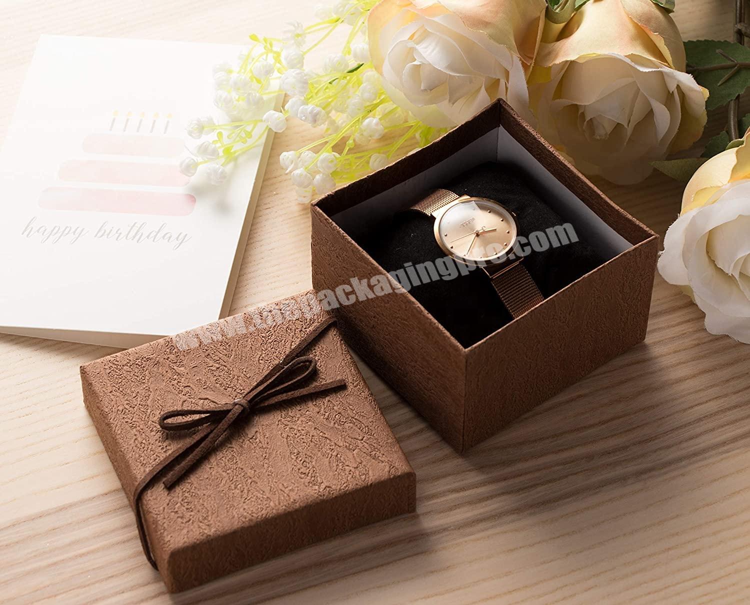 Customizable square printing gift box watch packaging gift box