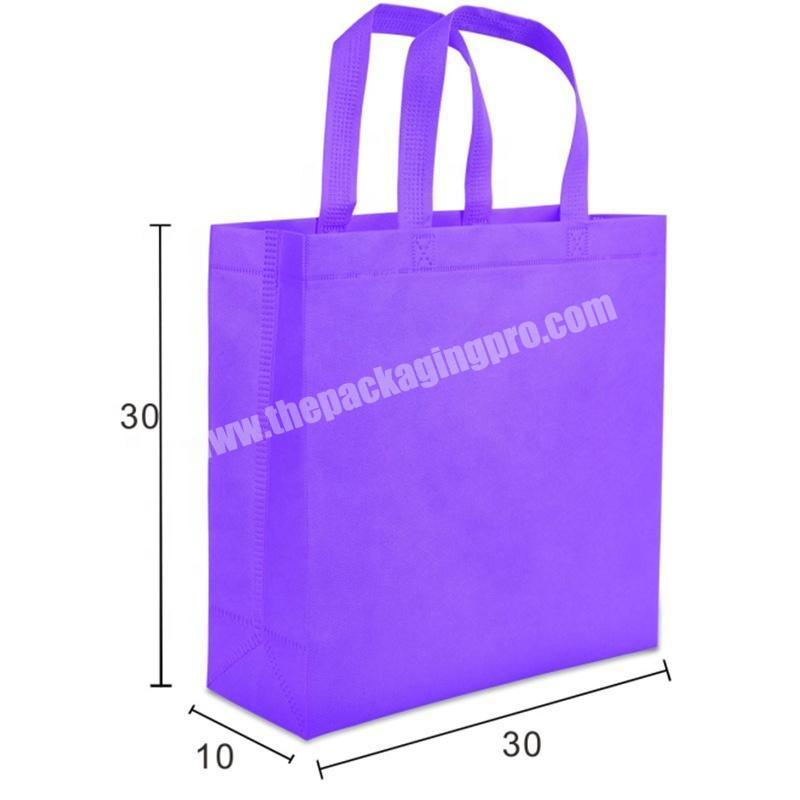 Customize beautiful clothing shopping luxury non woven bag with handle