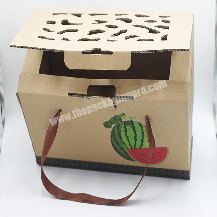 Customize Full Color Fresh Watermelon Packaging Cardboard Fruit Boxes