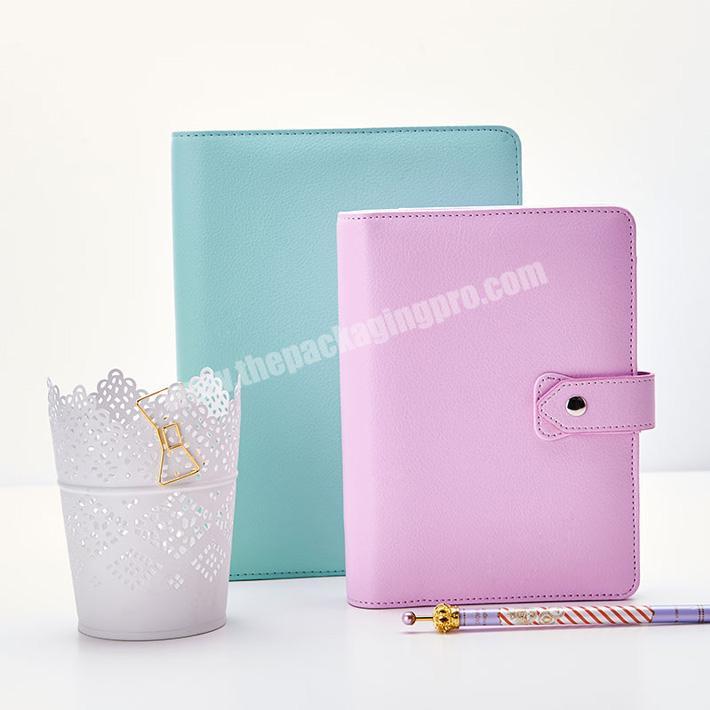 Customize High Quality Logo Eco Friendly Paper Pu Notebook Diary