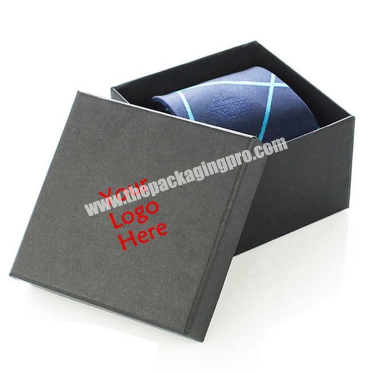 customize logo design black box necktie packaging for cheap sale