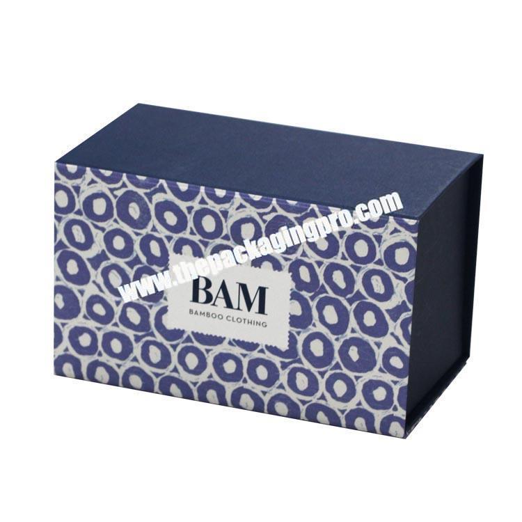 customize logo design paper gift packaging box with lid
