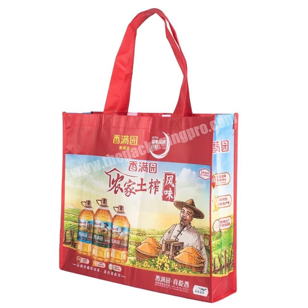 Customize machine sewing shopping bag and cut non-woven bags