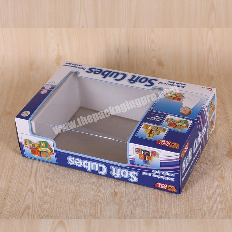 Customize Printing Paper Package Toy Boxes With Plastic Window
