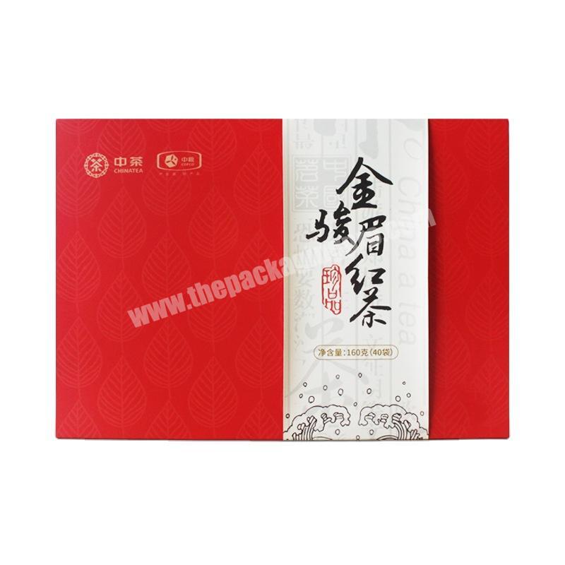Customize Unique Design Cardboard Paper Custom Tea Box Luxury Chinese Tea Gift Box